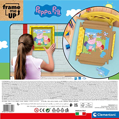 Clementoni Peppa Pig Frame Me Up Pig 60 Pezzi Made In Italy Bambini 6 Anni Puzzle Con Cornice Multicolore 38809 0 1
