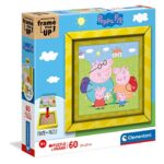 Clementoni Peppa Pig Frame Me Up Pig 60 Pezzi Made In Italy Bambini 6 Anni Puzzle Con Cornice Multicolore 38809 0