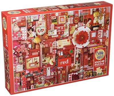 Cobble Hill 1000 Pc Red Puzzle 1000 Pezzi Colore Various Ch80146 0