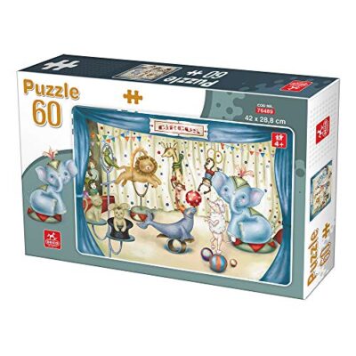 Deico Games Puzzle Pcs 60 Pezzi Circus Animals Multicolore 76489 0