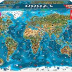 Educa 19057 Xxl Puzzles Meraviglie Del Mondo Grande Puzzle Di 12000 Pezzi Rif 12000 0