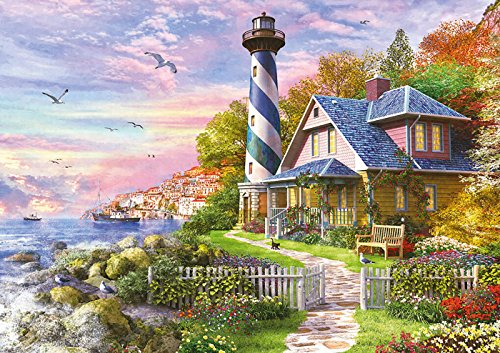 Educa 4000 Lighthouse At Rock Bay Puzzle Colore Vario 17677 0 0