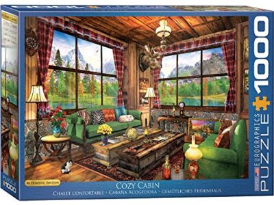 Eurographics Cozy Cabin By Dominic Davison 1000 Piece Puzzle 1000 Pezzi 6000 5377 0