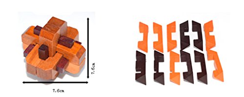 Holzsammlung Set Da 9 Rompicapo In Legno Gioco Di Cube 3d Puzzle Perfetto Regalo Di Natale Per I Tuoi Famiglia 18 0 1