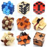 Holzsammlung Set Da 9 Rompicapo In Legno Gioco Di Cube 3d Puzzle Perfetto Regalo Di Natale Per I Tuoi Famiglia 18 0