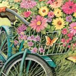 Jigsaw Puzzle 1000 Pieces 29x20 Bicycle Bouquet 0 5
