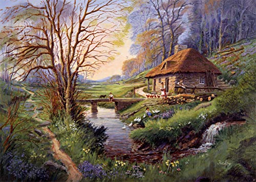 Jumbo Cottage In The Woods Puzzle Multicolore 11243 0 0