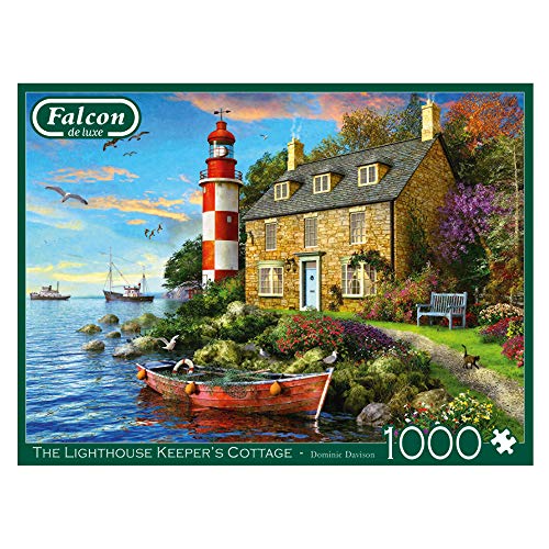 Jumbo Falcon De Luxe The Lighthouse Keepers Cottage 1000 Pezzi Jigsaw Puzzle Multicolore 11247 0 0