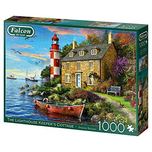 Jumbo Falcon De Luxe The Lighthouse Keepers Cottage 1000 Pezzi Jigsaw Puzzle Multicolore 11247 0 3