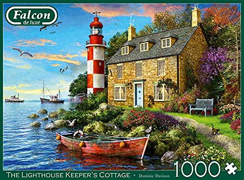 Jumbo Falcon De Luxe The Lighthouse Keepers Cottage 1000 Pezzi Jigsaw Puzzle Multicolore 11247 0 4