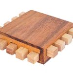 Logica Giochi Art Processore Rompicapo Ad Incastro In Legno Difficolta 36 Difficile Per Menti Ad Alte Prestazioni Serie Leonardo Da Vinci 0