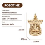 RoboTime - 3D puzzle meccanico in legno Orologio a gufo