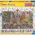 Ravensburger Puzzle Puzzle 1000 Pezzi Illustrazioni James Rizzi Times Square Puzzle Per Adulti Puzzle Ravensburger Stampa Di Alta Qualita 0