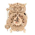 Robotime Gufo Sveglia 3d Puzzle In Legno Timer Autoassemblaggio Modello Di Costruzione Kit Per Adulti E Kit Pendolo Meccanico Artigianato In Legno 0