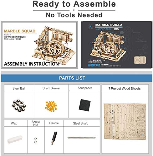 Robotime Puzzle In Legno Tagliato Al Laser Kit Modello Set Costruzione 3d Puzzle Gioca Cog Coaster 0 4