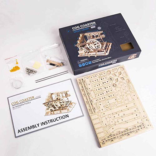 Robotime Puzzle In Legno Tagliato Al Laser Kit Modello Set Costruzione 3d Puzzle Gioca Cog Coaster 0 5
