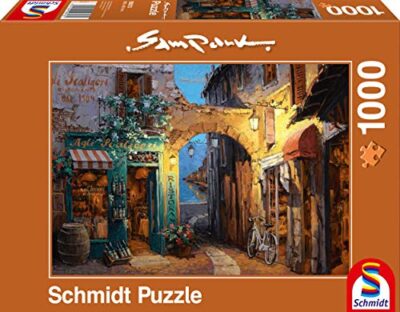Schmidt Sam Park Puzzle Tematica Vicolo Sul Lago Di Como 1000 Pezzi 0