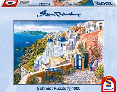Schmidt Spiele 58560 Sam Park Santorini Grecia Puzzle Da 1000 Pezzi 0