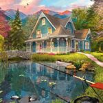 Schmidt Spiele Dominic Davison Puzzle Da 1000 Pezzi Sedile Di Riposo Sul Lago Multicolore 59619 0 0