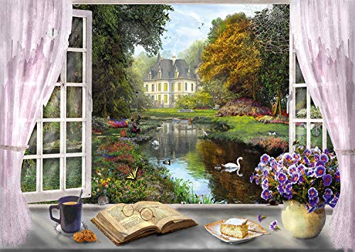Puzzle artistici con fenicotteri psichedelici per 1000 pezzi Puzzle premium in cartone riciclato al 100% Ottimo regalo per adulti Puzzle per adulti