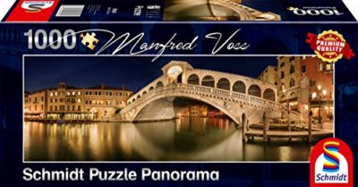 Schmidt Spiele Manfred Voss Puzzle Panoramico Ponte Rialto 1000 Pezzi Multicolore Sch59620 0