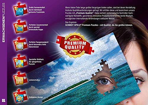 Schmidt Spiele Mark Gray Puzzle Da 1000 Pezzi Indaco Multicolore 59922 0 0