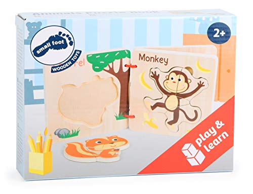 Small Foot Libro 11122 Puzzle Animali Multicolore 0 2