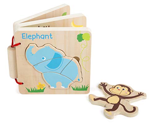 Small Foot Libro 11122 Puzzle Animali Multicolore 0