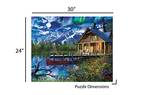 Springboks 1000 Piece Jigsaw Puzzle Moon Cabin Retreat 0 2