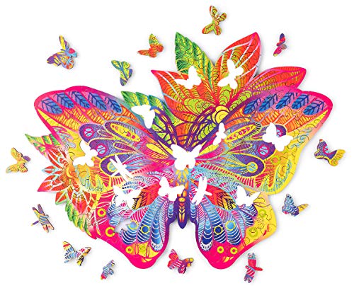 Wood Trick Farfalla Gioiello Puzzle Di Legno Tagliato Al Laser Set Di Costruzione Meccanica Rompicapo Per Bambini Ragazzi E Adulti Assemblaggio Senza Colla 0 0