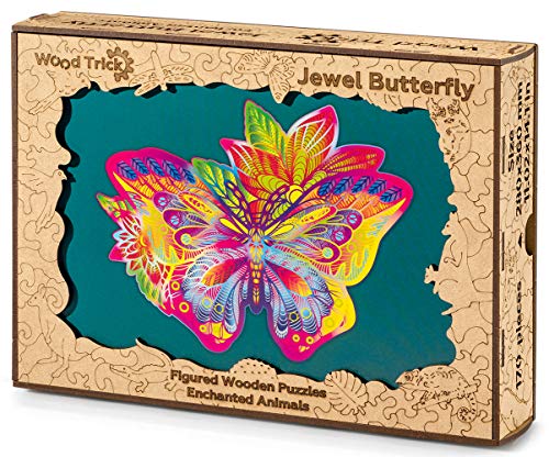 Wood Trick Farfalla Gioiello Puzzle Di Legno Tagliato Al Laser Set Di Costruzione Meccanica Rompicapo Per Bambini Ragazzi E Adulti Assemblaggio Senza Colla 0 4