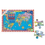 Eeboo Puzzle Mappa Del Mondo Pzwr2 0 1
