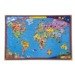 Eeboo Puzzle Mappa Del Mondo Pzwr2 0