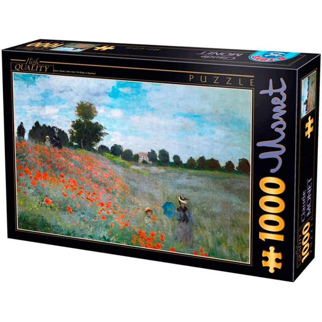 I Papaveri Monet Puzzle 1000 Pezzi Dtoys Arte.jpg