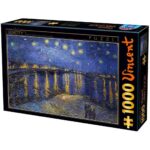 Puzzle Notte Stellata Sul Rodano Van Gogh 1000 Pezzi Dtoys.jpg