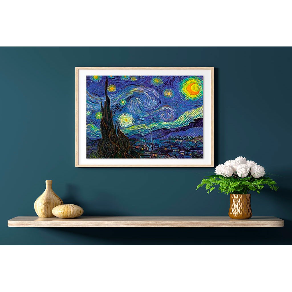 Puzzle Notte Stellata Van Gogh D Toys 1000 Pezzi Arte Cornice Quadro.jpg
