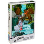 Puzzle Per Bambini 4 Anni 100 Pezzi Lupo Agnello Dtoys.jpg